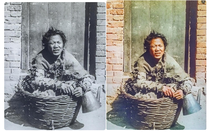 修复老照片，黑白变彩色